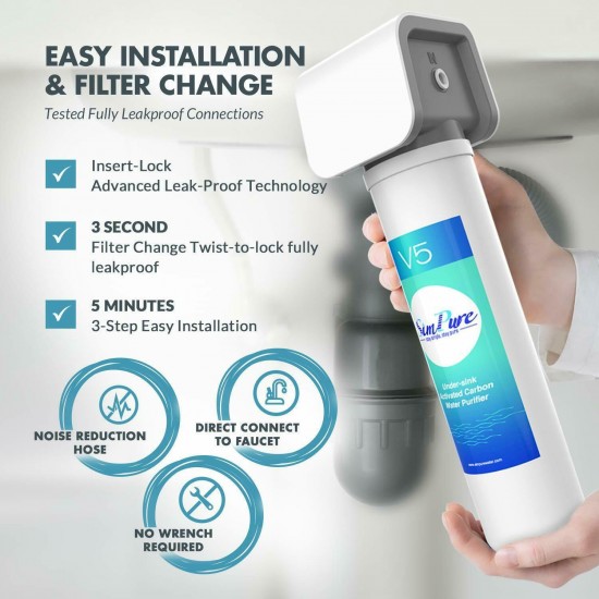 Reverse Osmosis Water Filtration Filter System Under Sink/Countertop/Whole House