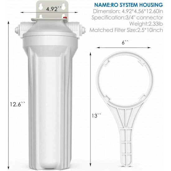 Reverse Osmosis Water Filtration Filter System Under Sink/Countertop/Whole House