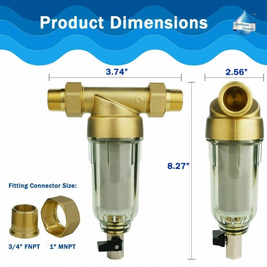 Reverse Osmosis Water Filtration Filter System Under Sink/Countertop/Whole House