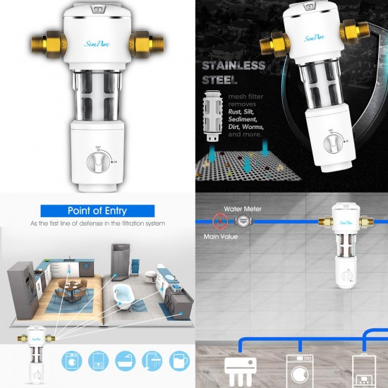 Reverse Osmosis Water Filtration Filter System Under Sink/Countertop/Whole House