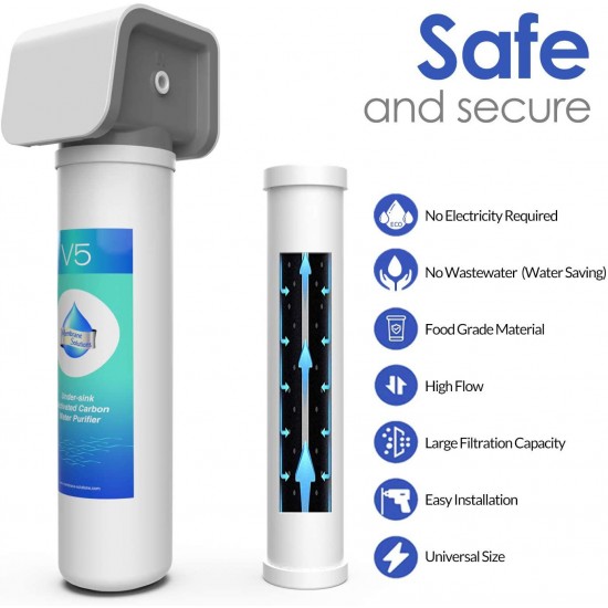 Reverse Osmosis Water Filtration Filter System Under Sink/Countertop/Whole House