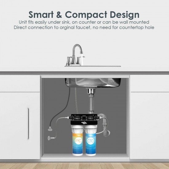 Reverse Osmosis Water Filtration Filter System Under Sink/Countertop/Whole House