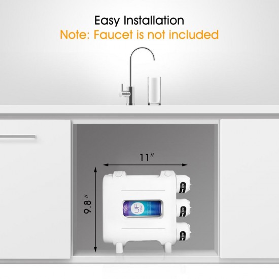 Reverse Osmosis Water Filtration Filter System Under Sink/Countertop/Whole House