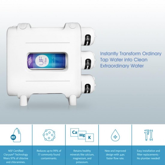 Reverse Osmosis Water Filtration Filter System Under Sink/Countertop/Whole House