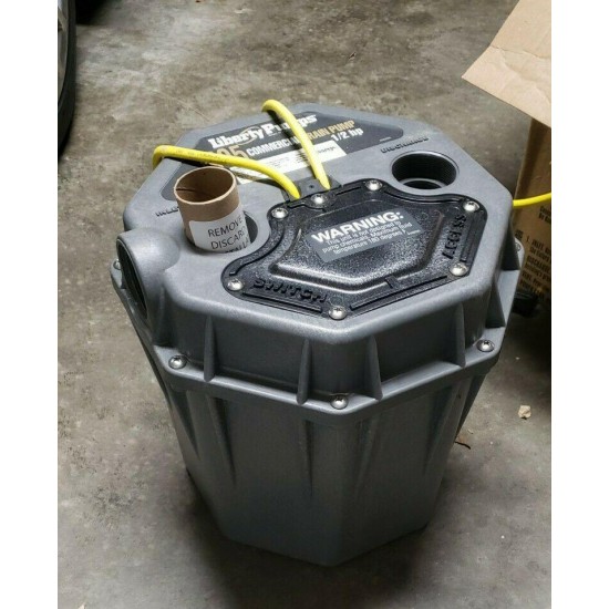 Liberty 405 1/2 HP Commercial High Temp Drain Pump, 2