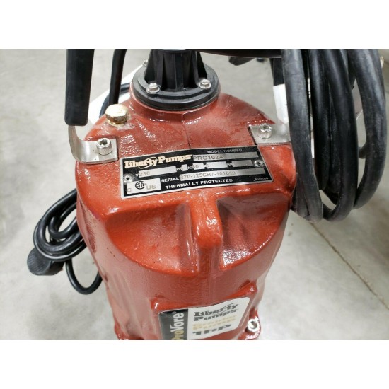 LIBERTY PRG102A-2 GRINDER PUMP WITH PIGGY BACK FLOAT - New See Description!
