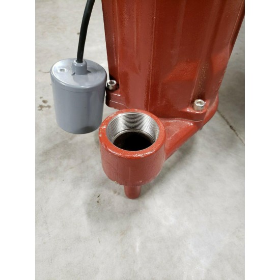 LIBERTY PRG102A-2 GRINDER PUMP WITH PIGGY BACK FLOAT - New See Description!