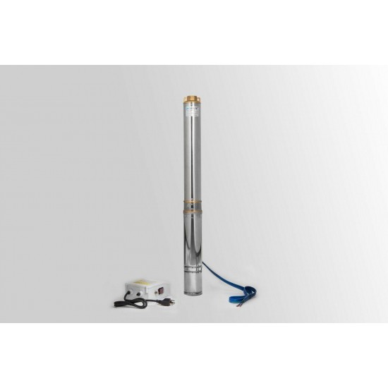 Submersible Deep Water Well Pump 3 HP 625 Feet 220V With Control Box