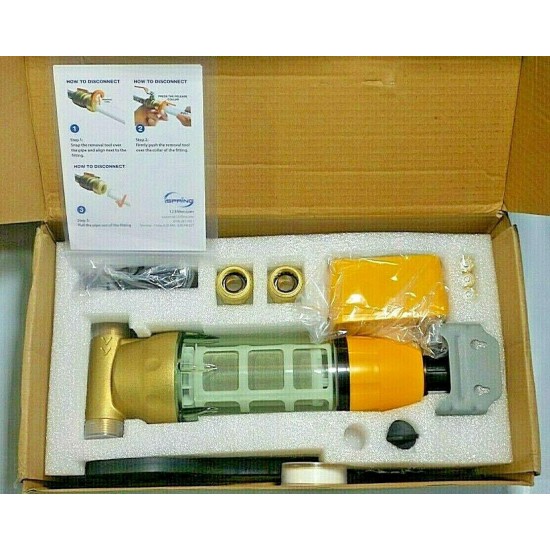 iSpring WSP50ARB Reusable Whole House Spin-down Sediment Water Filter