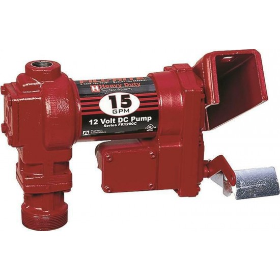 NEW Fill-Rite FR1204G 15 GPM 12-Volt 2-Inch Threaded Base DC Fuel Transfer Pump