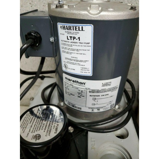 Hartnell LTP-L-1 Automatic Laundry Tray Pump