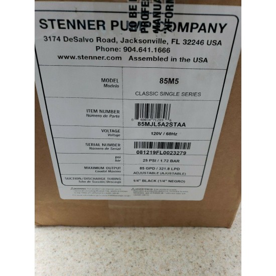 Stenner 85m5 Pump