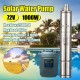 Solar Screw Deep Well Submersible Pump 525FT Max Lift Stainless Steel Solar Pump