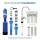 Whole House Rhino Filter 300K Gal 3 Stage Max Flow Under Counter Water System