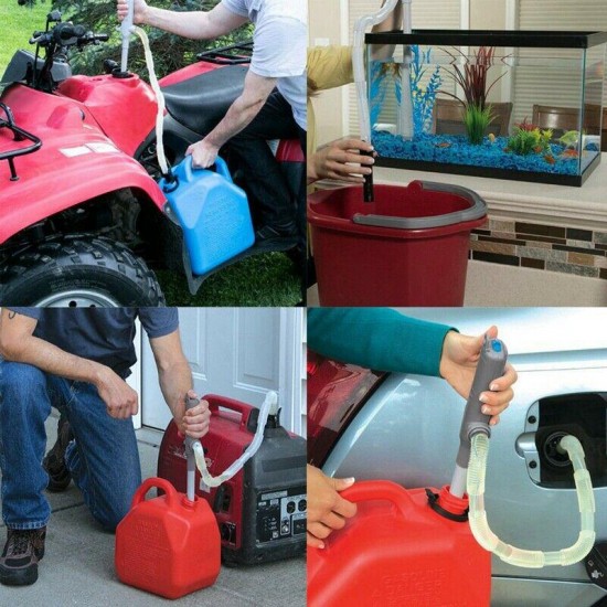 30X(Portable Power Transfer Battery Pump Hand Fuel Pumps Electric Battery