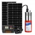 Solar Bore Water Pump Kits:Submersible Deep Well Water Pump &2*100W Solar Panel
