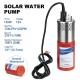 Solar Bore Water Pump Kits:Submersible Deep Well Water Pump &2*100W Solar Panel