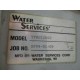 Water Services Corp Reverse Osmosis Controller TFBG12600 Used