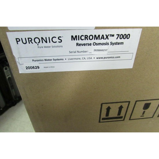 Puronics Micromax 7000 Reverse Osmosis Drinking Water System, new