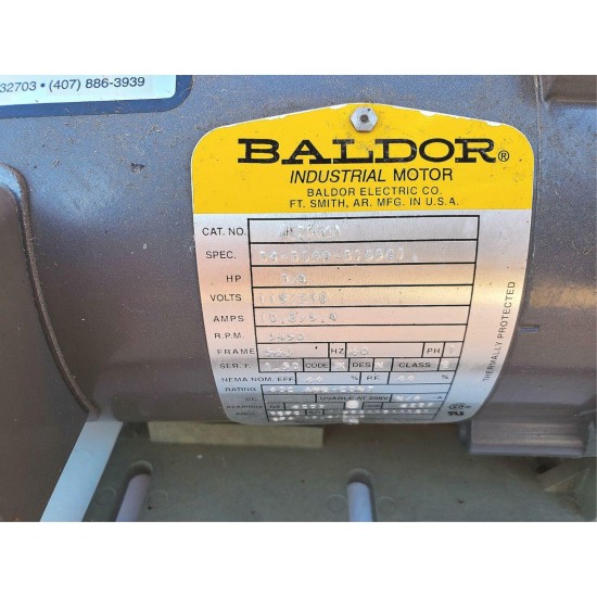 SWEETWATER PENTAIR WATER PUMP BALDOR CA JL3506A 3/4HP MOTOR WATCH VIDEO FREESHIP