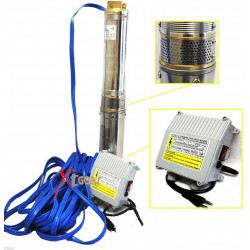 1.5HP 110V Deep Bore Stainless Submersible Well Water Pump 30GPM w/ Control Box