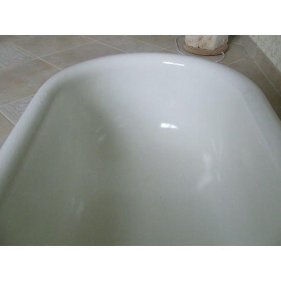 baby bathtub steel white Enamel Vintage Baby Bath White Planter Bird Bath
