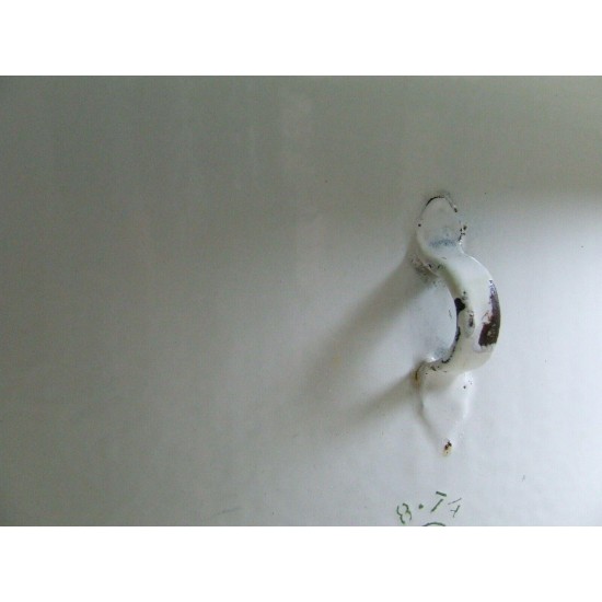 baby bathtub steel white Enamel Vintage Baby Bath White Planter Bird Bath