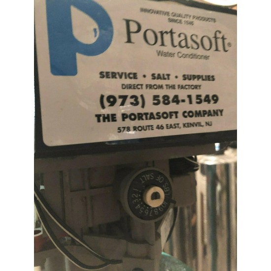 Portasoft Water Softener / Conditioner & Salt Bin - Model 400- GREAT Filtration!