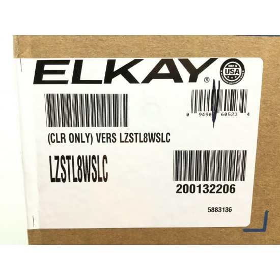 Elkay 2 Level Water Cooler (LZSTL8WSLC), Light Gray Granite