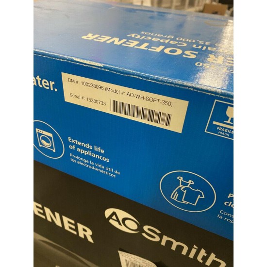 New A.O. Smith 35000-Grain Water Softener AO-WH-SOFT-350 100238096