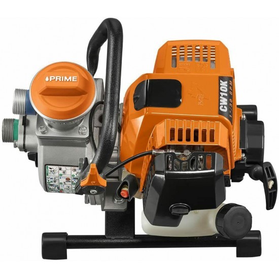 Generac 2HP 1 In. Gas Powered Clean Water Pump with Hose Kit