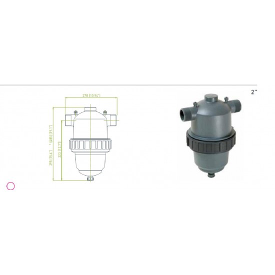 Amiad Leader Super T Disc Filter Water Irrigation SHORT 2