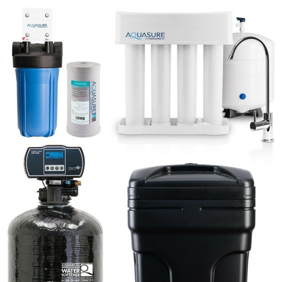 Aquasure Water Softener / 75 GPD RO / 10