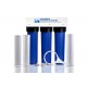 Triple Big Blue Whole House Scale Prevention Water Filter System 20