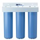 Triple Big Blue Whole House Scale Prevention Water Filter System 20