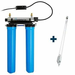 VIQUA VT4-DWS UV Bundle: Undersink POU Water Filter System + PLUS Extra Lamp