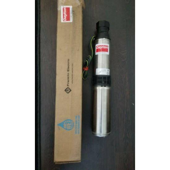 DAYTON Submersible Deep Well pump 2 Wire 10GPM 1/2HP 230V 6 stage 1LZU5
