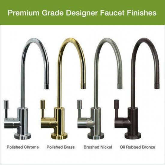 WaterChef U9000 Premium Under-Sink Water Filter System (Chrome Designer Faucet)