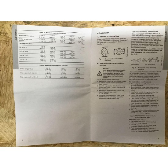 Grundfos 59896773, UPS15-55SFC, Flanged, Stainless Steel, 3-Speed Pump, 115 V.