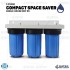 3 Stage Compact Space Saver, KDF 55 Whole House Home Water Filtration System.