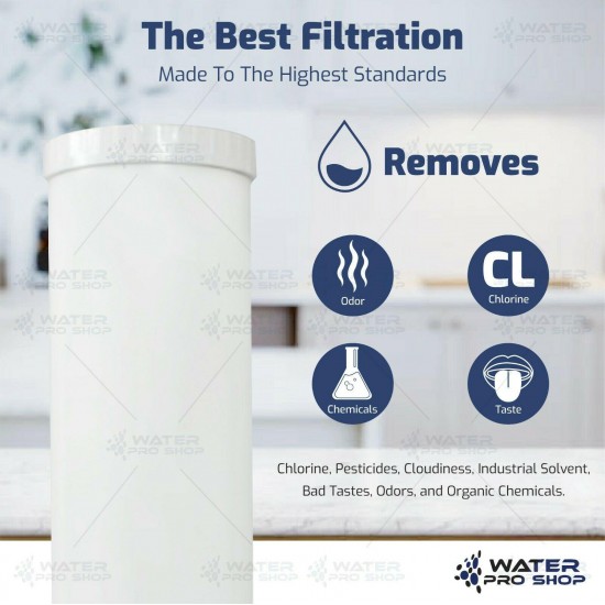 3 Stage Compact Space Saver, KDF 55 Whole House Home Water Filtration System.