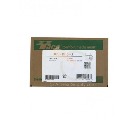 Taco 009 BF5-J Pump, Is better then 009-F5 & same HBF5-J