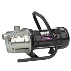 1 hp stainless steel portable sprinkler pump | wayne lawn water corrosion draws
