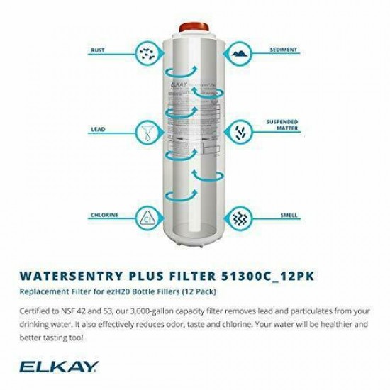 Elkay Elkay WaterSentry Plus Replacement Filters (12) (Bottle Fillers)