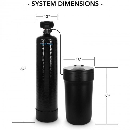 Whole House Water Softener High Demand Heavy Duty 80,000 Grain Capacity 1