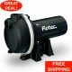 Flotec Thermoplastic Lawn Sprinkler Pump 1.5 HP Corrosion-Resistant Black