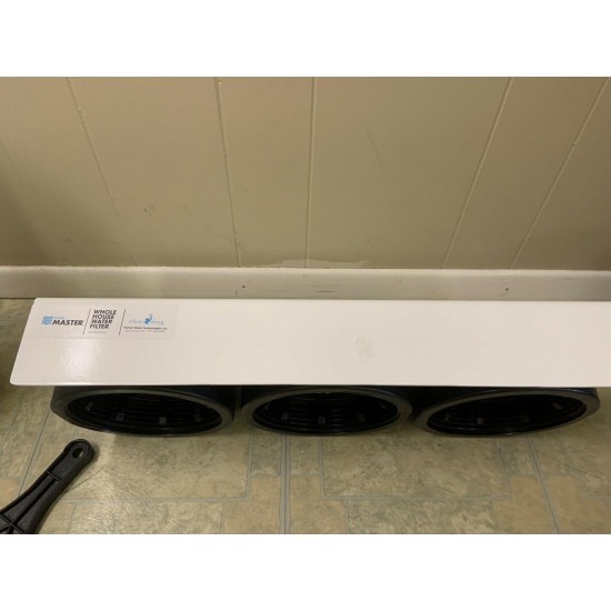 Home Master Whole House Three Stage Water Filtration System HMF3SDGFEC, open box