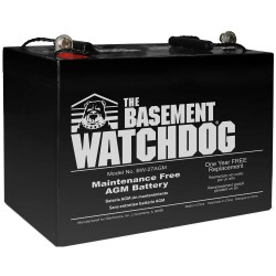 Basement Watchdog Battery Back-Up Sump Systems 12V 75 Amp Thermoplastic
