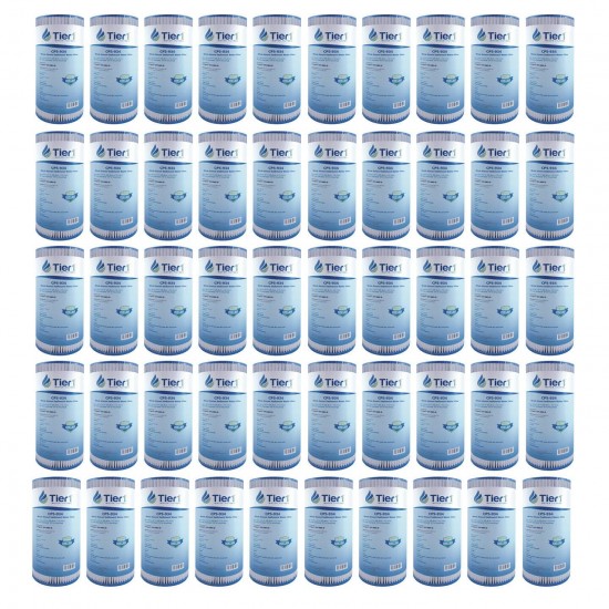 10 x 4.5 Inch 5 Micron CP5-BB Pleated Polyester Sediment Water Filter 50 Pack