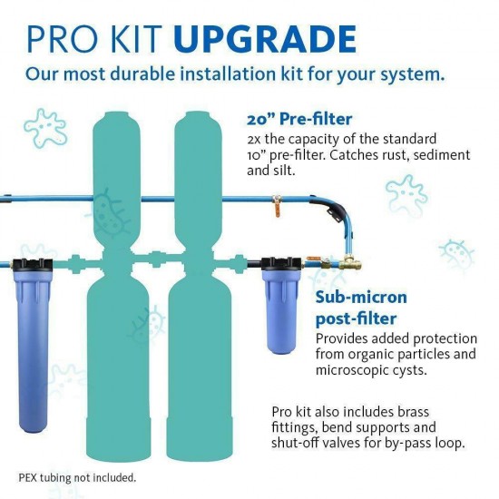 Austin Springs by Aquasana 300,000 Gal Whole House Water Filtration System with